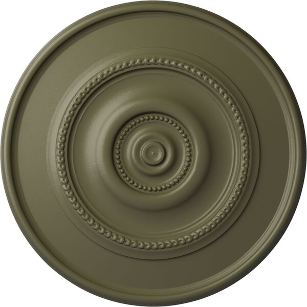 Ekena Millwork Dylar Ceiling Medallion (Fits Canopies up to 6 1/4"), Hand-Painted Spartan Stone, 30"OD x 2 1/4"P CM30DYSSF - main